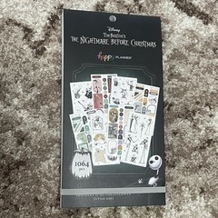Disney Happy Planner The NIGHTMARE BEFORE CHRISTMAS 1064 Sticker Book New 2022