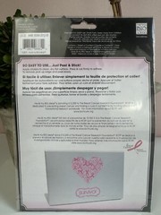 Laptop Breast Cancer Awareness Stickers Ribbon Heart Survivor New Sealed