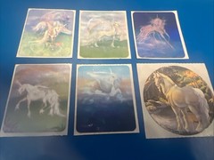 Vintage 80s Stickers Unicorn Stickermania Lot