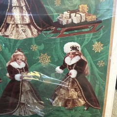 1 Pack Vintage Stickers – 1996- Hallmark Barbie Stickers – 4 Sheets- Holiday NEW