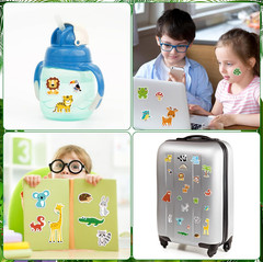 500 Pcs Cute Jungle Animals Stickers for Kids Zoo Safari Animal Stickers for Kid