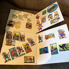 3 Vintage 1990’s Sticker Books Filled With Stickers – Trolls, Sanrio