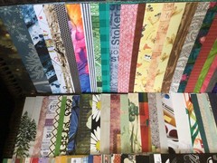A. HUGE 12×12 SCRAPBOOK PAPER LOT~200 Shts.~Mixed Themes & Brands~NEW