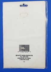 Vintage NOS Quality Paper Products Skull Crossbone Halloween Clear Stix Stickers