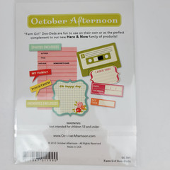 October Afternoon Farm Girl Scrapbooking Lot 12×12 Paper Stickers Die Cuts Cards