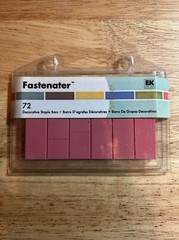 4 NEW Fastenater 72 Staple Bars Refill Metal CORAL BUY 1 OR MORE FOR DISCOUNT