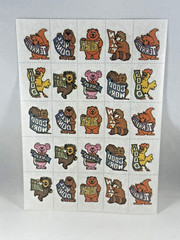 Vintage 1980’s CTP 780 RUBBYS Animals Sheet (For collection purposes only)