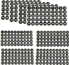 12 Sheets 1 to 200 Vinyl Number Stickers Consecutive Number Stickers 3 Sets 1 In