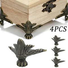 Home Corner Protector Box Decorative Zinc Alloy 42x30mm 4PCS Accessories