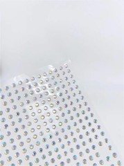 CraftbuddyUS 320 x 3mm AB CLEAR Self Adhesive Rhinestone Gems, DIY Craft