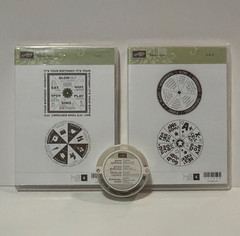 Stampin’ Up! Take a Spin Game Spinner Set Scrapbooking Embellishments 36pcs