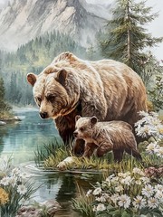 Mountain Bear Moose Junk Journal Ephemera Kit 151 Pc Forest Cabin Scrapbook Pape