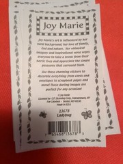 Rare Retired Lot of 9 Joy Marie Scrapbooking Stickers