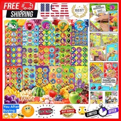 Smelly Stickers Scratch and Sniff for Kids, Scented Stickers 48 Sheets 746 PC…
