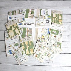 Scrapbook Cardstock Paper Pack Pads Chipboard Tags Embellishment 6×6 12 x 12 Lot