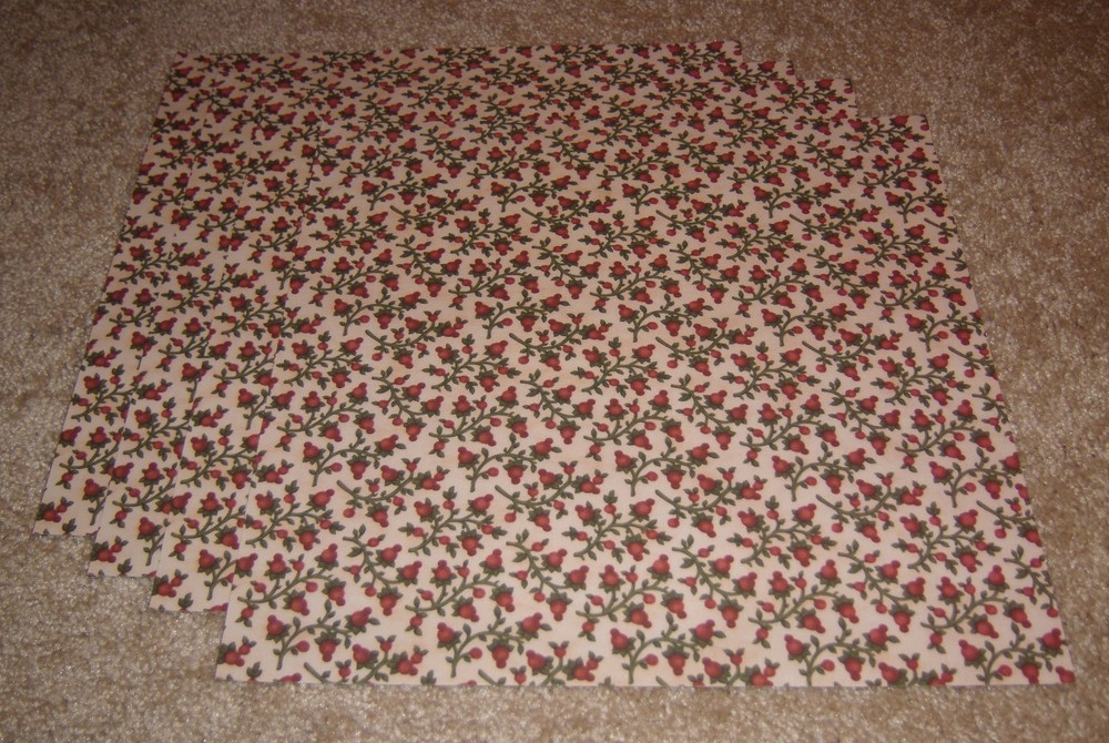Daisy D’s Vintage Scrapbook Paper(4)….Christmas Berries Antique
