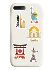50 Pack Travel around the World Stickers Vinyl Laptop Stickers Waterproof Travel