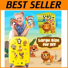 Cute Animal Stickers for Kids – 100 Reusable Sheets