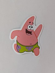 Set Of 7 Stickers Patrick Star SpongeBob SquarePants Assorted Sticker Designs