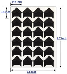 Black Photo Corners Self Adhesive Stickers,120piece Acid Free Photo/Picture Moun