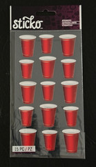 Sticko Sticker Packs ~RED PARTY CUPS~Peace~WINE~Tools~Black ABC~Marathon~TOOLS