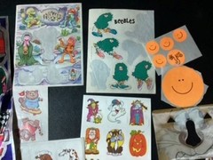 Large Lot Of 1980s Stickers