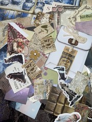 Vintage Scrapbooking Supplies Kit, 200+Pcs Junk Journal Kit with Scrapbook Paper