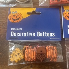 5- Packs Decorative HALLOWEEN Theme Buttons Set for Sewing & Crafts New In Packs