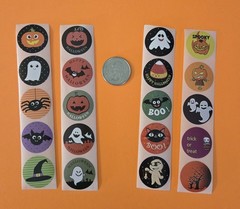 50 HALLOWEEN STICKERS/ HALLOWEEN REWARD STICKERS/HALLOWEEN PARTY FAVORS