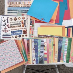Cruise Vacation Travel Scrapbooking Lot Album Stickers Paper