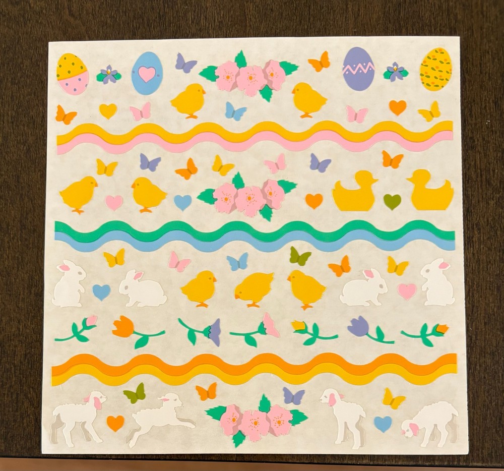 Vintage Mrs. Grossman 6″ x 6″ sticker sheets *U CHOOSE*
