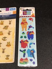 VINTAGE Hallmark DISNEY Sticker Lot – WINNIE THE POOH – TIGGER – EEYORE PIGLET