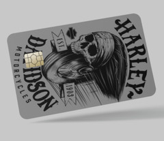 MOTORCYCLE , 2 pc credit card skin & DEBIT CARD,TROLLEY & GYM