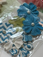 Recollections ArtMinds Embellishments Flowers Leaves Feathers Floral Holiday Lot
