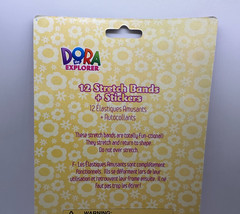 12 Pc Nickelodeon DORA THE EXPLORER Stretch Bands & Stickers 2010