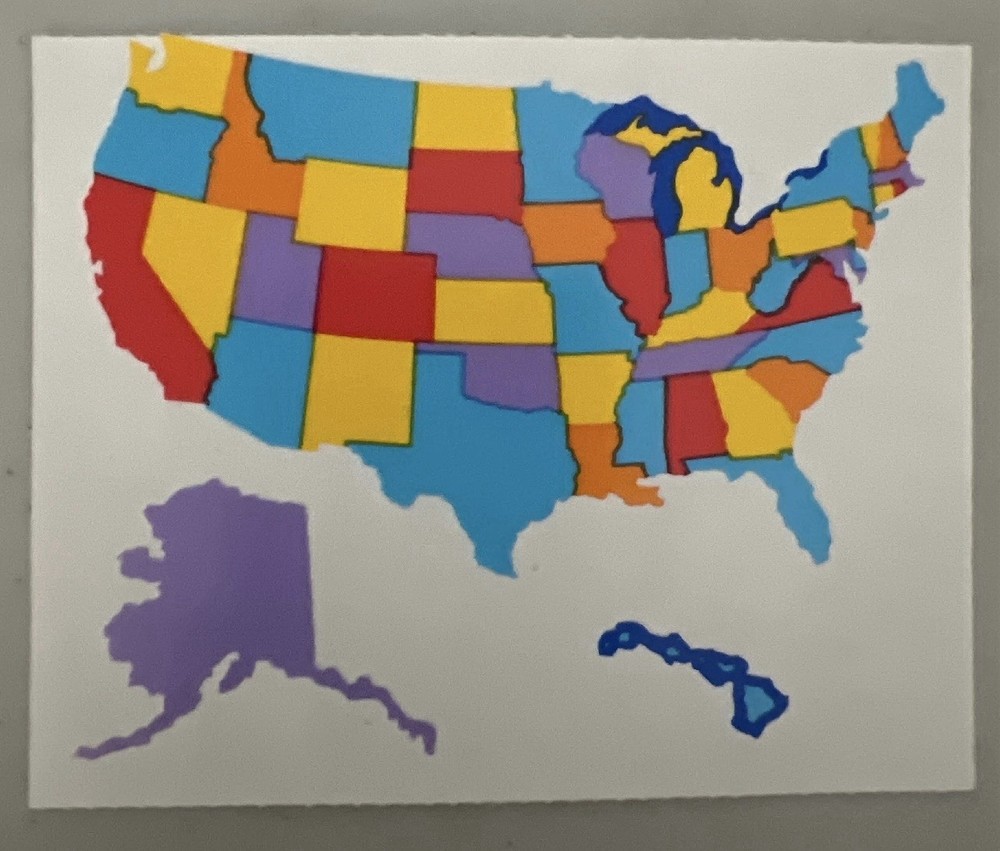 Mrs. Grossman’s Large Stickers United States 1/2 Sheet