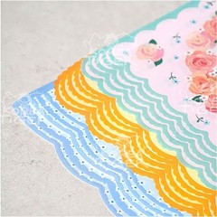 Amifa Design Paper Handkerchief Origami Thin Paper 15pc Scrapbook Junk Journal