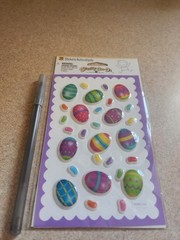 American Greetings/Stickety-Doo-Da~Easter Egg Puffy Stickers