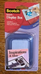NEW 3M Scotch Keepsake Rectangle Display Box 3 Boxes (2″x2.5″x.25″)Photo Safe 3D
