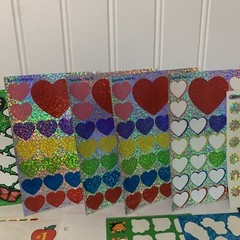 Vintage Sticker Sheets Used Mixed Lot Loose Sheets AS IS