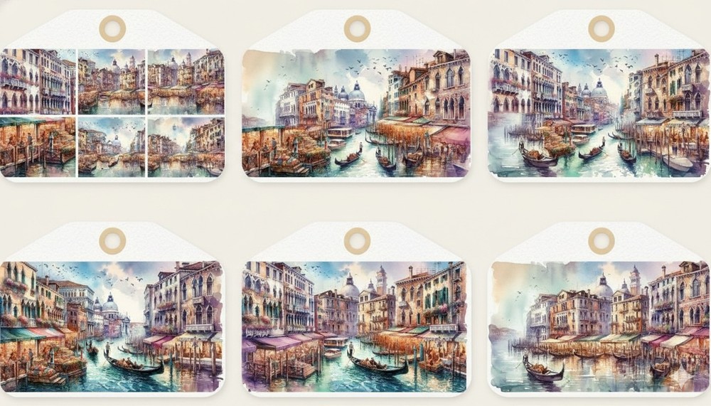 Rome Tags Embellishments Junk Journal Scrapbook