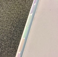Planner Tabs 36pcs, Pastel Rainbow, Customizable 1” For Planners B6 A5 Journal