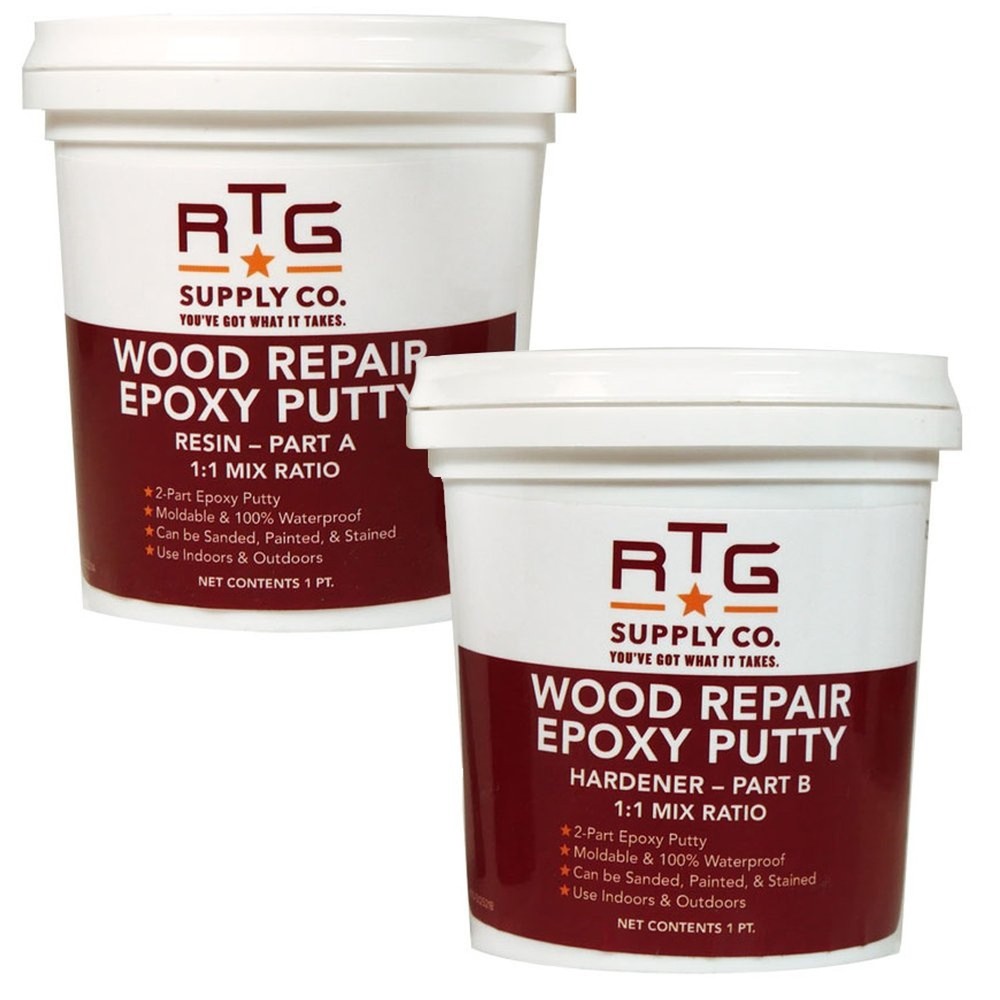 RTG Wood Repair Epoxy Putty (2-Pint Kit) 2-Pint Kit