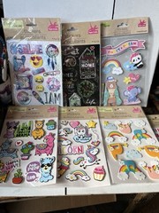 54 Packs Of Stickers For Crafts And Scrapbooking various brands and subjects