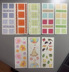 CREATIVE MEMORIES LOT OF 40 STUDIO STRIP STICKERS, VARIOUS THEMES – UNUSED