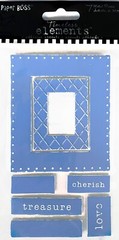 Paper Bliss, Blue Metal Frames, Metal Words, Shabby Chic Frames, Weathered Blue