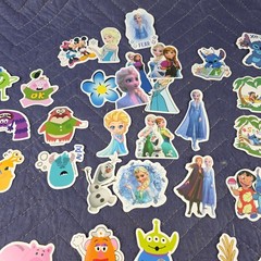 Lot Of 57 Disney Pixar Stickers Toy Story Stitch Frozen Monsters Inc