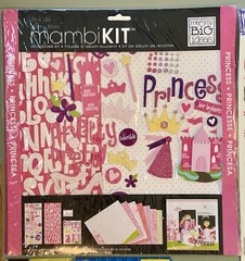 Lot: MAMBI Princess Scrapbook Kit Stickers Clear Stamp! Jolee’s Boutique, Sticko