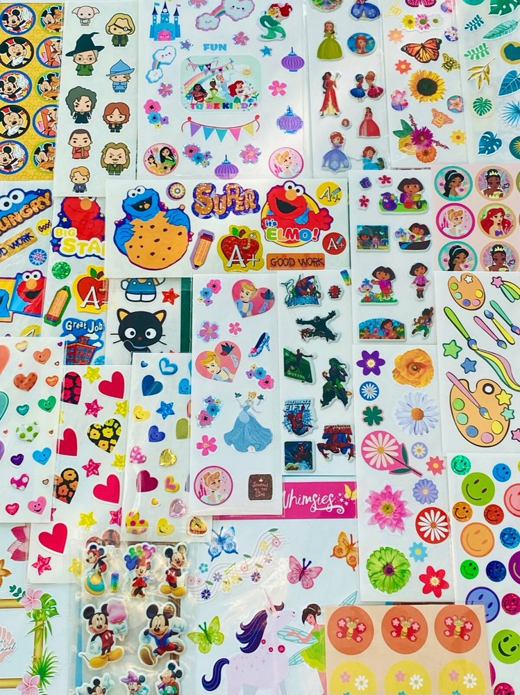 979+ HUGE Lot of Scrapbooking Themes Stickers, Mxd Sticker Set, Project Decorate