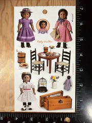 ADDY American Girl Sticker Sheet Scrapbook Craft Stickers